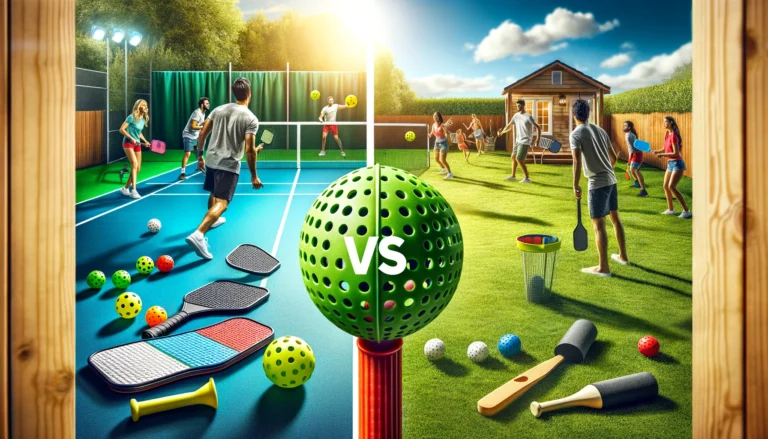 Pickleball vs Wiffle Ball Understanding the Differences and Choosing Your Game